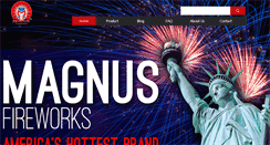 Desktop Screenshot of magnusfireworks.com